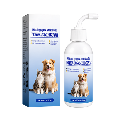 👩‍⚕️ Celsiora® Ohrenreinigungslösung für Haustiere ✅Bekämpft Ohrgeruch, hartnäckige Ohrenschmalzablagerungen, Hefebildung & lästiges Kratzen