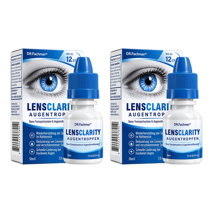 👨‍⚕️ DR.Fachmer® LensClarity Augentropfen✅Ideal bei trockenen Augen, verschwommener Sicht & Alterssichtigkeit 🍃