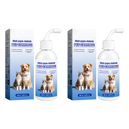 👩‍⚕️ Celsiora® Ohrenreinigungslösung für Haustiere ✅Bekämpft Ohrgeruch, hartnäckige Ohrenschmalzablagerungen, Hefebildung & lästiges Kratzen