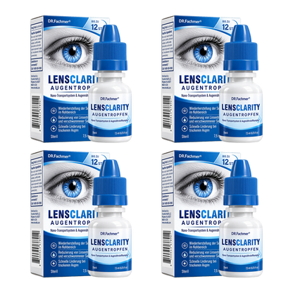 👨‍⚕️ DR.Fachmer® LensClarity Augentropfen✅Ideal bei trockenen Augen, verschwommener Sicht & Alterssichtigkeit 🍃