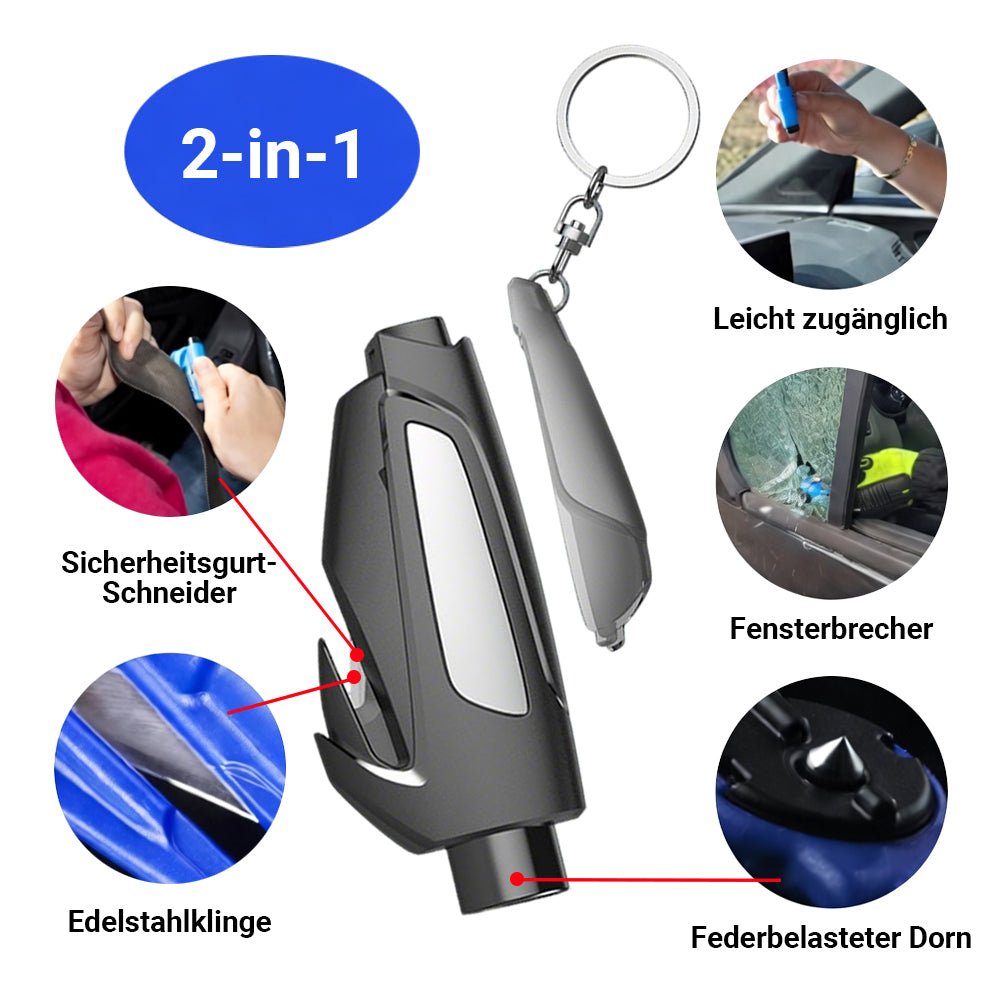 2-in-1 Notfall-Glasbrecher & Gurtmesser✨